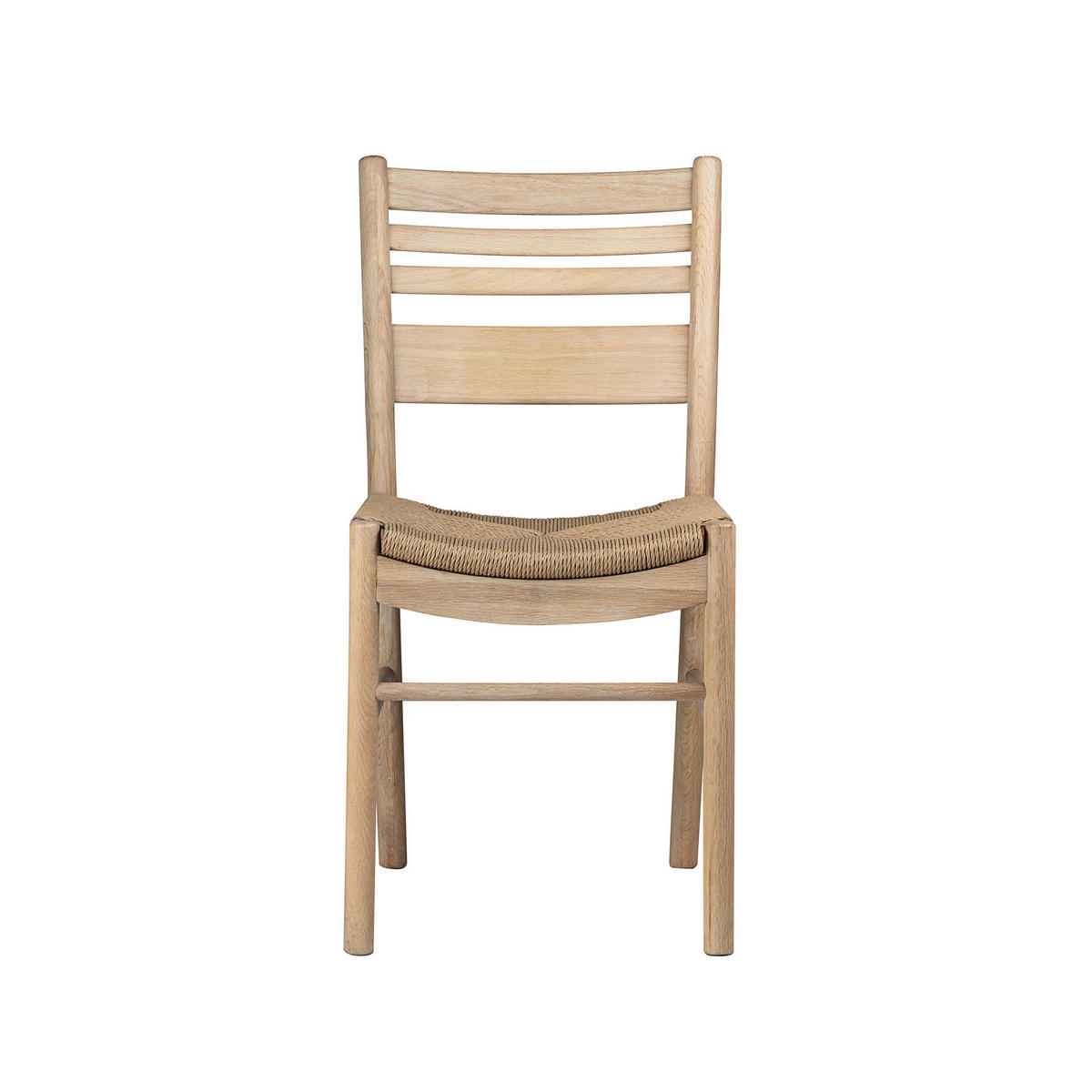 STOL  - ek Bianco/naturfärgad, Modern, trä (43/85/53cm) - Niels Andersson