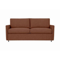 SCHLAFSOFA Chenille Rostfarben  - Rostfarben/Schwarz, Design, Textil (176cm) - Livetastic