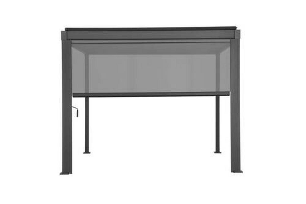 PERGOLA-ROLLO   - Anthrazit/Grau, Basics, Textil/Metall (279/224cm) - Gardenson