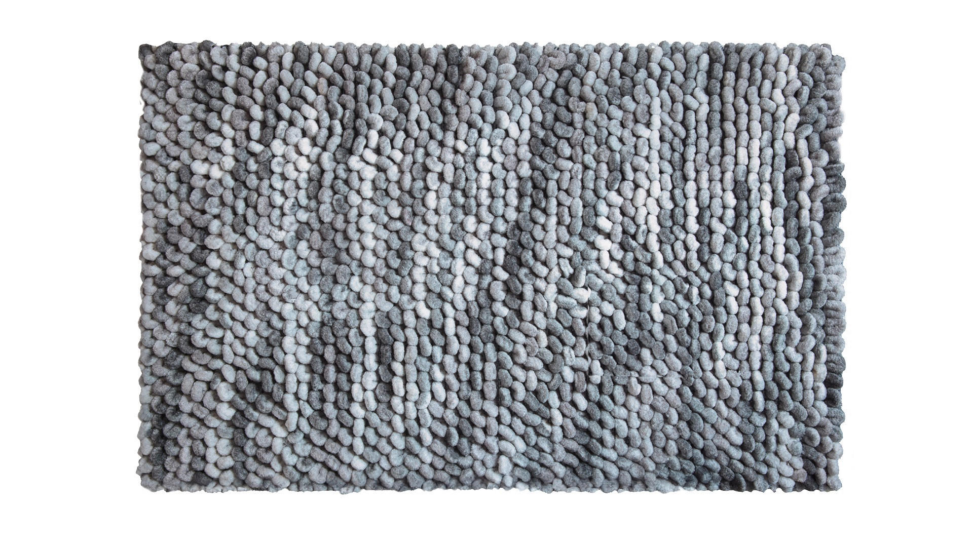 BADEMATTE Grau 60/100 cm  - Grau, KONVENTIONELL, Kunststoff/Textil (60/100cm) - Grund