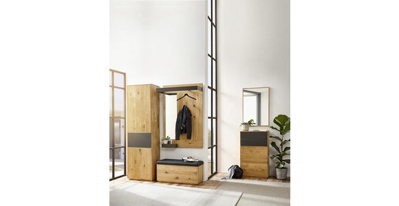 WANDSPIEGEL 60/90/2,2 cm in rechteckig - Eichefarben, Design, Glas/Holz (60/90/2,2cm) - Waldwelt