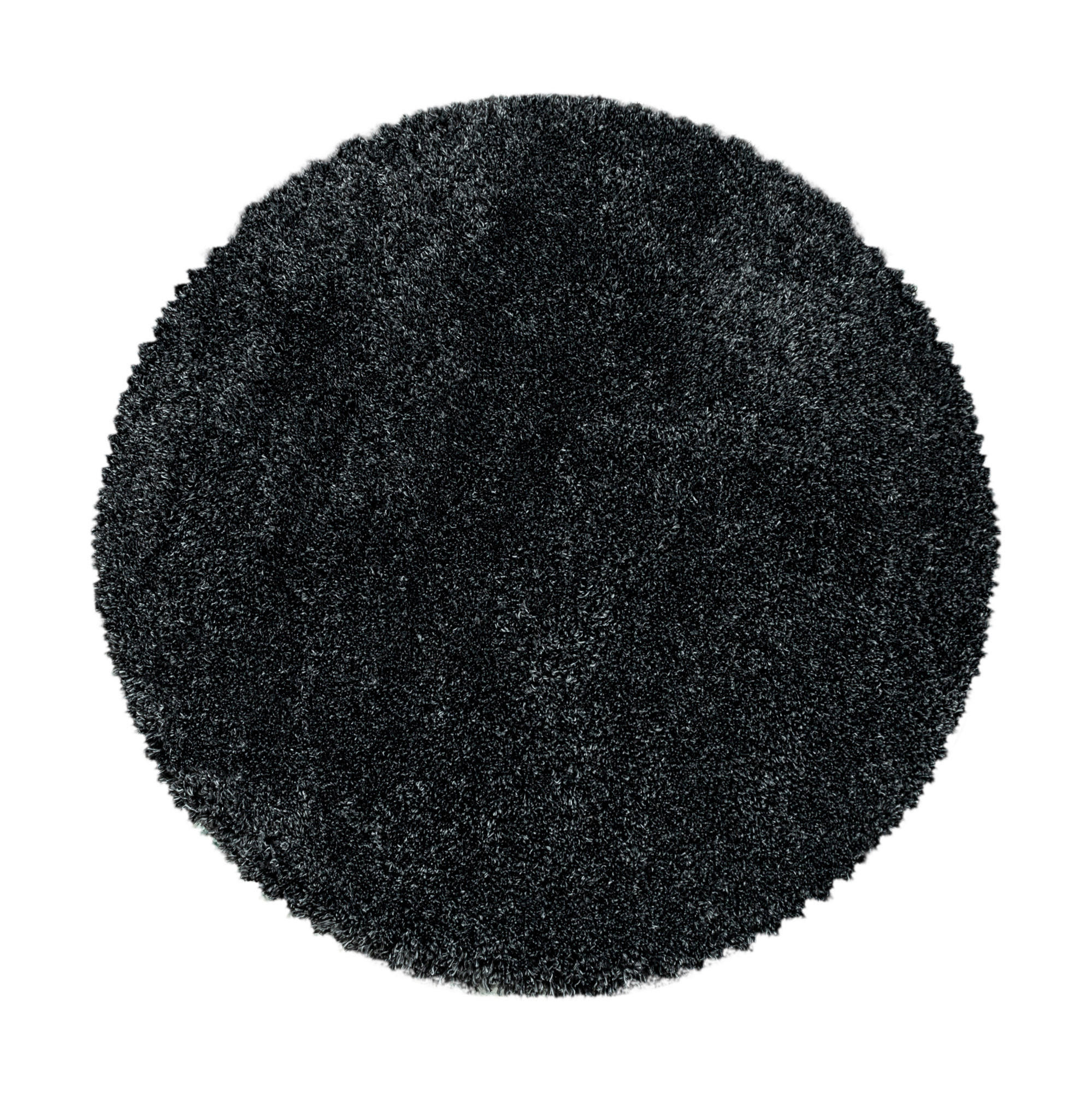 HOCHFLORTEPPICH 80 cm Fluffy 3500 Athrazit  - Anthrazit, Basics, Textil (80cm) - Novel