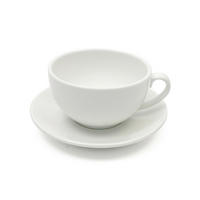ŠÁLEK A PODŠÁLEK NA CAPPUCCINO    - bílá, Basics, keramika (15,2/7,1/15,2cm) - Maxwell & Williams
