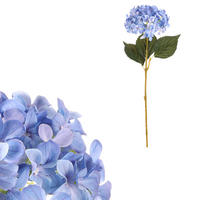 DEKORAČNÝ KVET 75 cm - modrá, Basics, textil (75cm)
