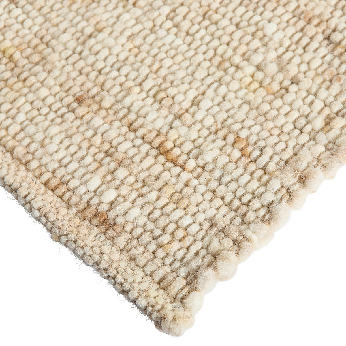 HANDWEBTEPPICH 170/230 cm Vieste Hellbraun  - Hellbraun, Basics, Textil (170/230cm) - Linea Natura