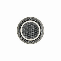 DESERTNI KROŽNIK  VERSACE LA GRECA   17/2 cm       - črna, Basics, keramika (17/2cm) - Versace