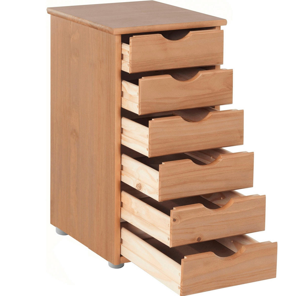 KOMMODE GENOVA, 34/66/39 cm, 6 Schublade(n)  - Naturfarben, Design, Holz/Kunststoff (34/66/39cm) - Livetastic