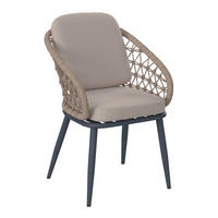 VRTNA STOLICA  antracit, bež  metal, tekstil      - bež/antracit, Natur, metal/tekstil (58/85/65cm) - Amatio