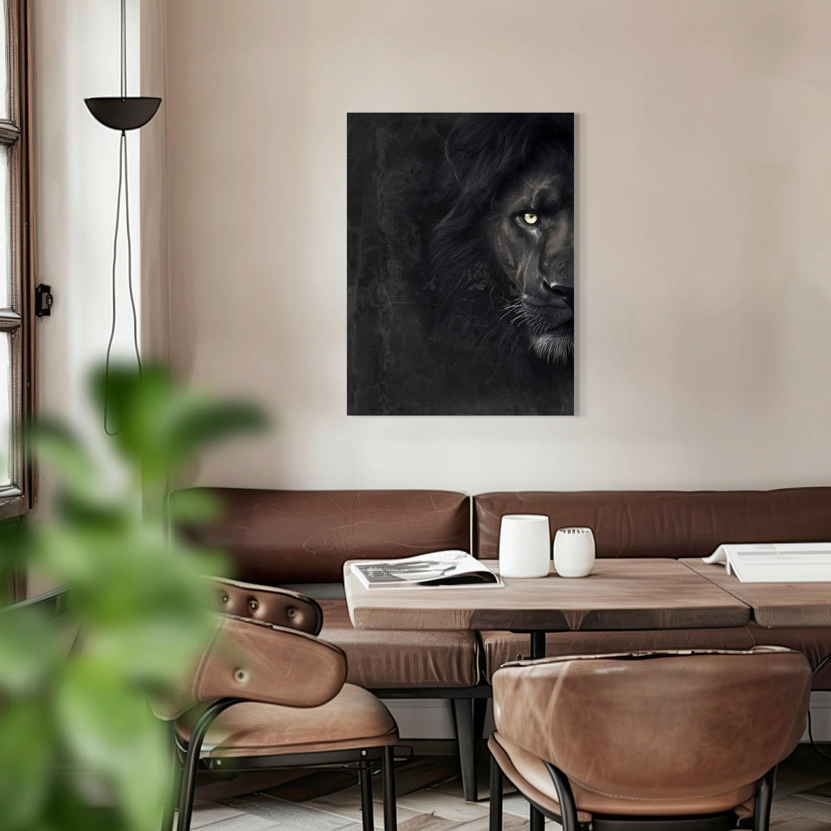 LEINWANDBILD Tiere 60/80 cm  - Multicolor/Schwarz, Basics, Holz/Textil (60/80cm)