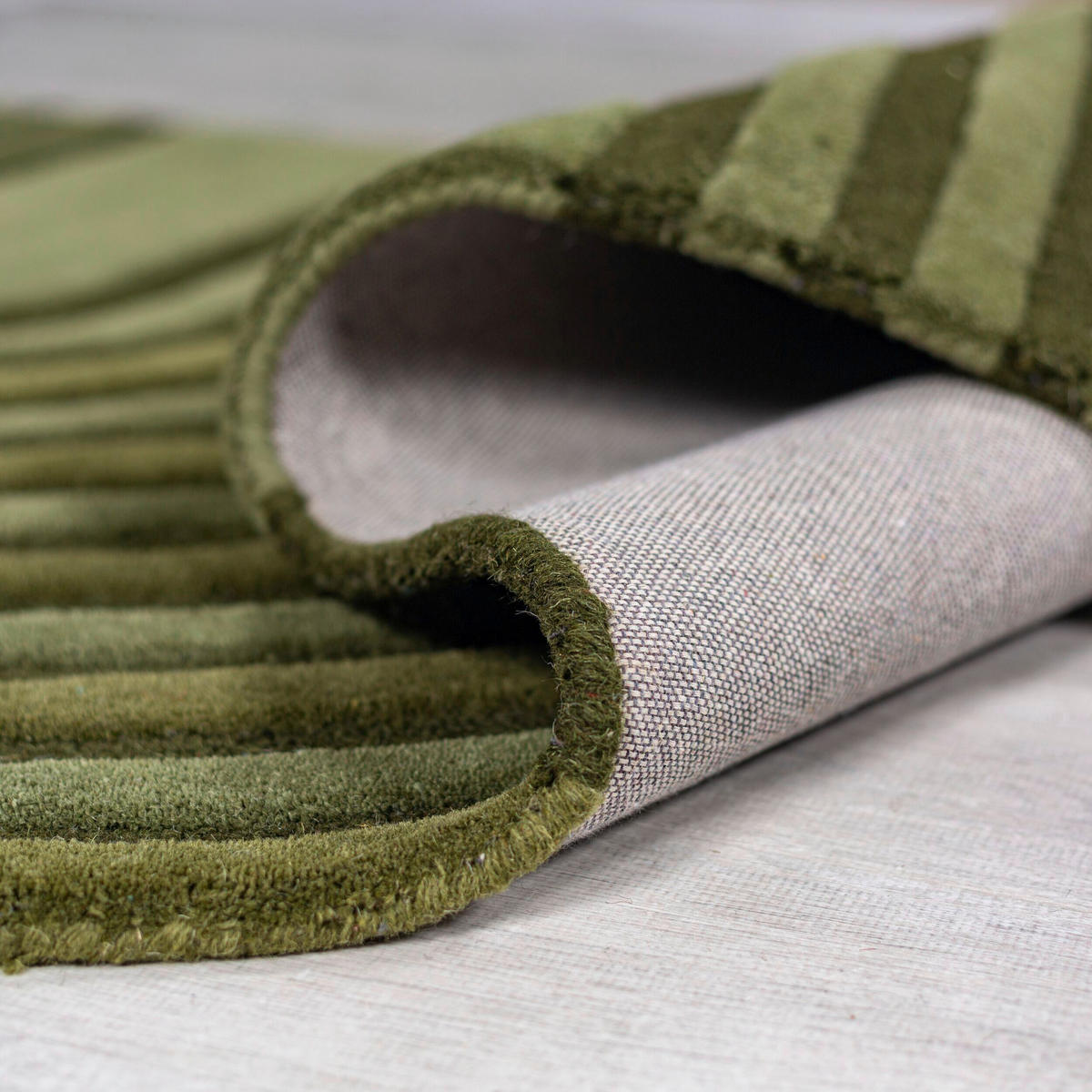 WOLLTEPPICH 200/290 cm Grün  - Grün, MODERN, Textil (200/290cm) - Xora