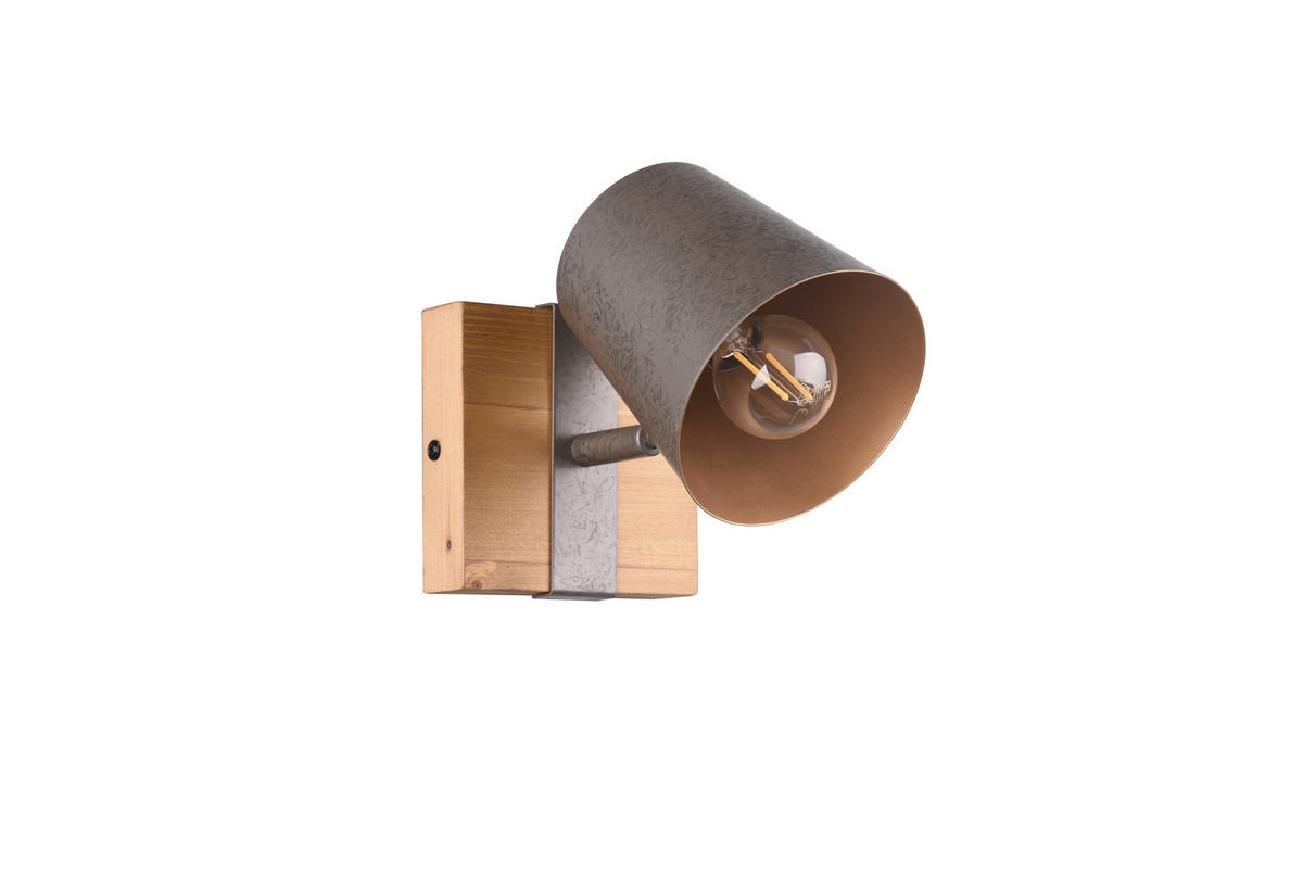 WANDLEUCHTE - Nickelfarben, Design, Metall (11/11/23,2cm) - Trio Leuchten