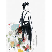 KUNSTDRUCK 30/40 cm  - Weiss/Multicolor, Basics, Papier (30/40cm) - Monee