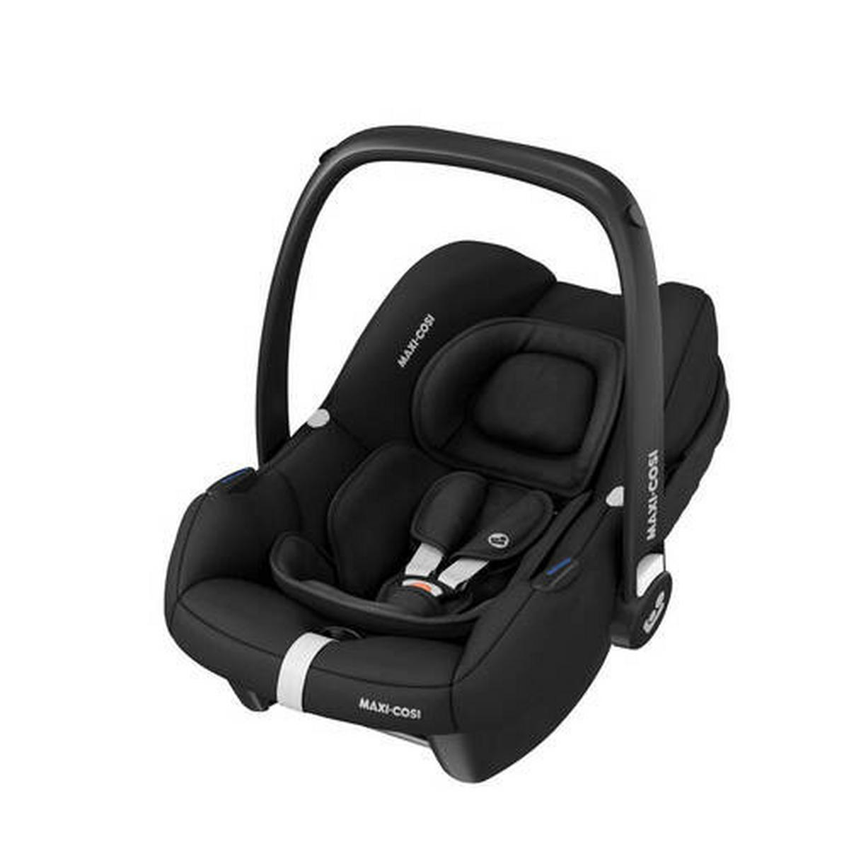 BABYSKYDD Cabriofix i-Size inkl. Cabriofix i-Size Base  - svart, Basics, textil/plast (44/90,5/74cm) - Maxi Cosi Pro