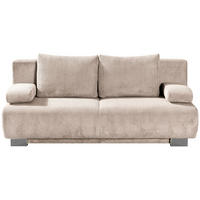 SCHLAFSOFA in Cord Creme  - Creme, Konventionell, Textil/Metall (196/89/94cm) - Novel