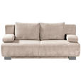 SCHLAFSOFA Rowan in Cord Creme  - Creme, KONVENTIONELL, Textil/Metall (196/89/94cm) - Novel