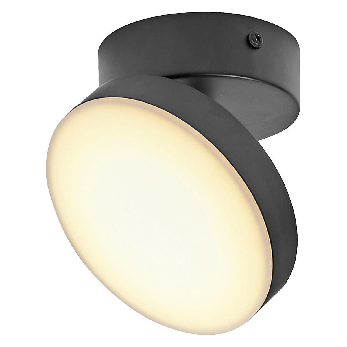 LED-STRAHLER 12/12/9.4 cm   - Schwarz, Basics, Kunststoff/Metall (12/12/9.4cm) - Osram