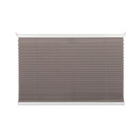 PLISSEE  halbtransparent   60/130 cm   - Taupe, Design, Textil (60/130cm)