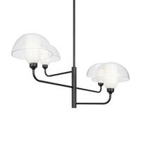 PENDELLEUCHTE 90,6/76/57,5 cm  - Schwarz, MODERN, Glas/Metall (90,6/76/57,5cm) - MAYTONI