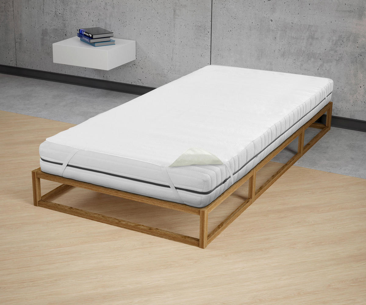 POSTELJNI NADVLOŽEK - bela, Konvencionalno, tekstil (90/200cm) - Best Price