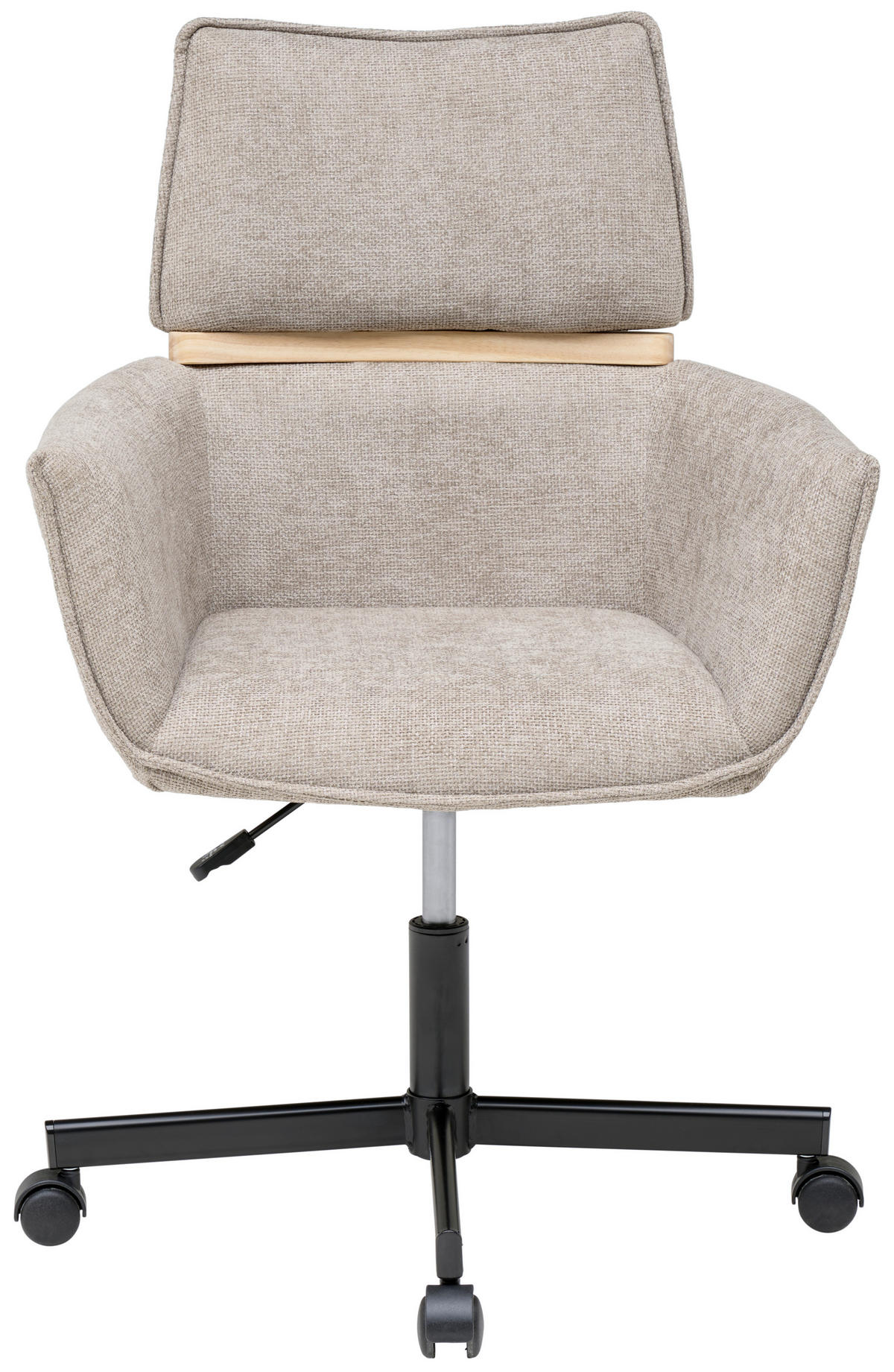 KANCELÁRSKE KRESLO, tkaná textília, tmavosivá - čierna/tmavosivá, Modern, kov/drevo (62/86/56cm) - MID.YOU