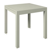 BALKONTISCH - Beige, Modern, Glas/Metall (160/80/75/80cm) - Ambia Garden