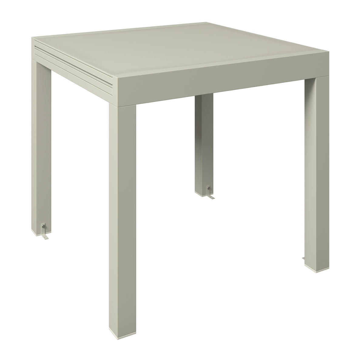 BALKONTISCH  - Beige, MODERN, Glas/Metall (160/80/75/80cm) - Ambia Garden