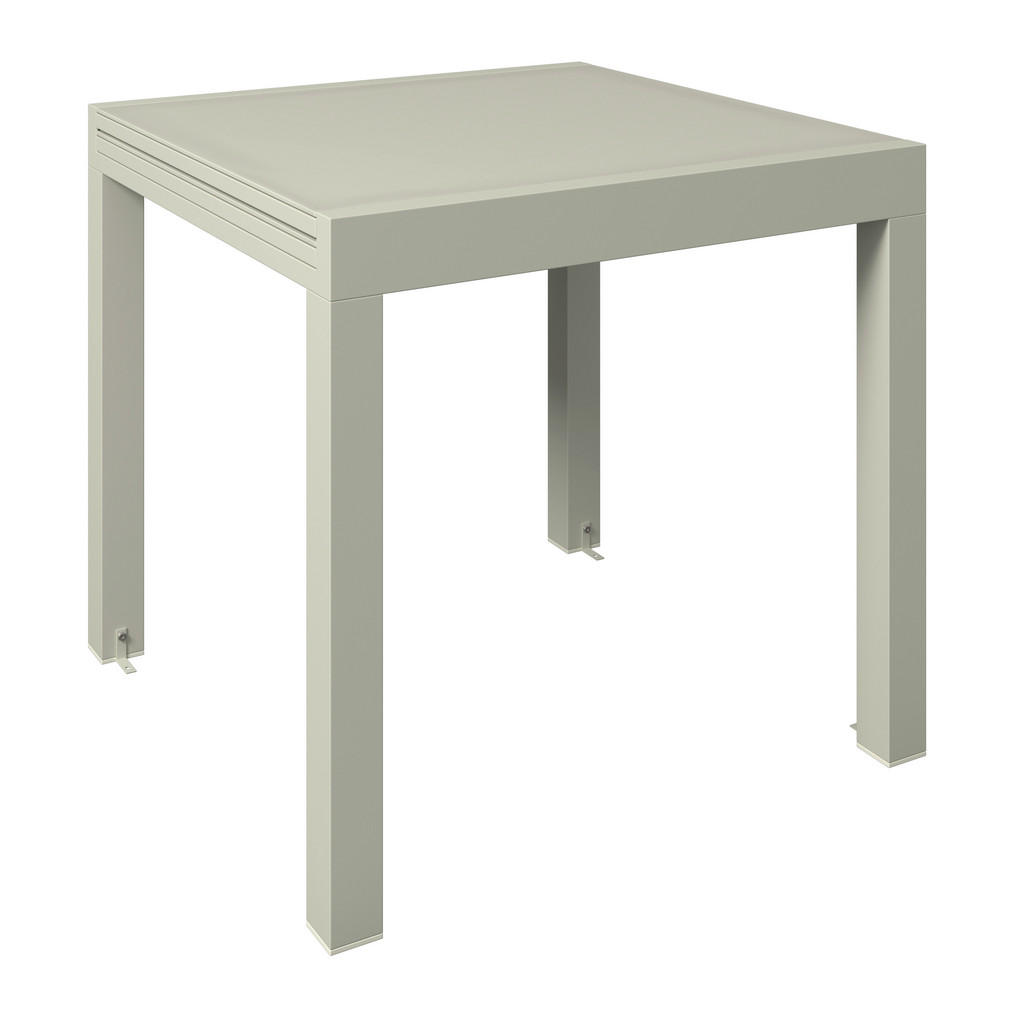 Ambia Garden STÔL NA BALKÓN, kov, sklo, 160/80/75/80 cm