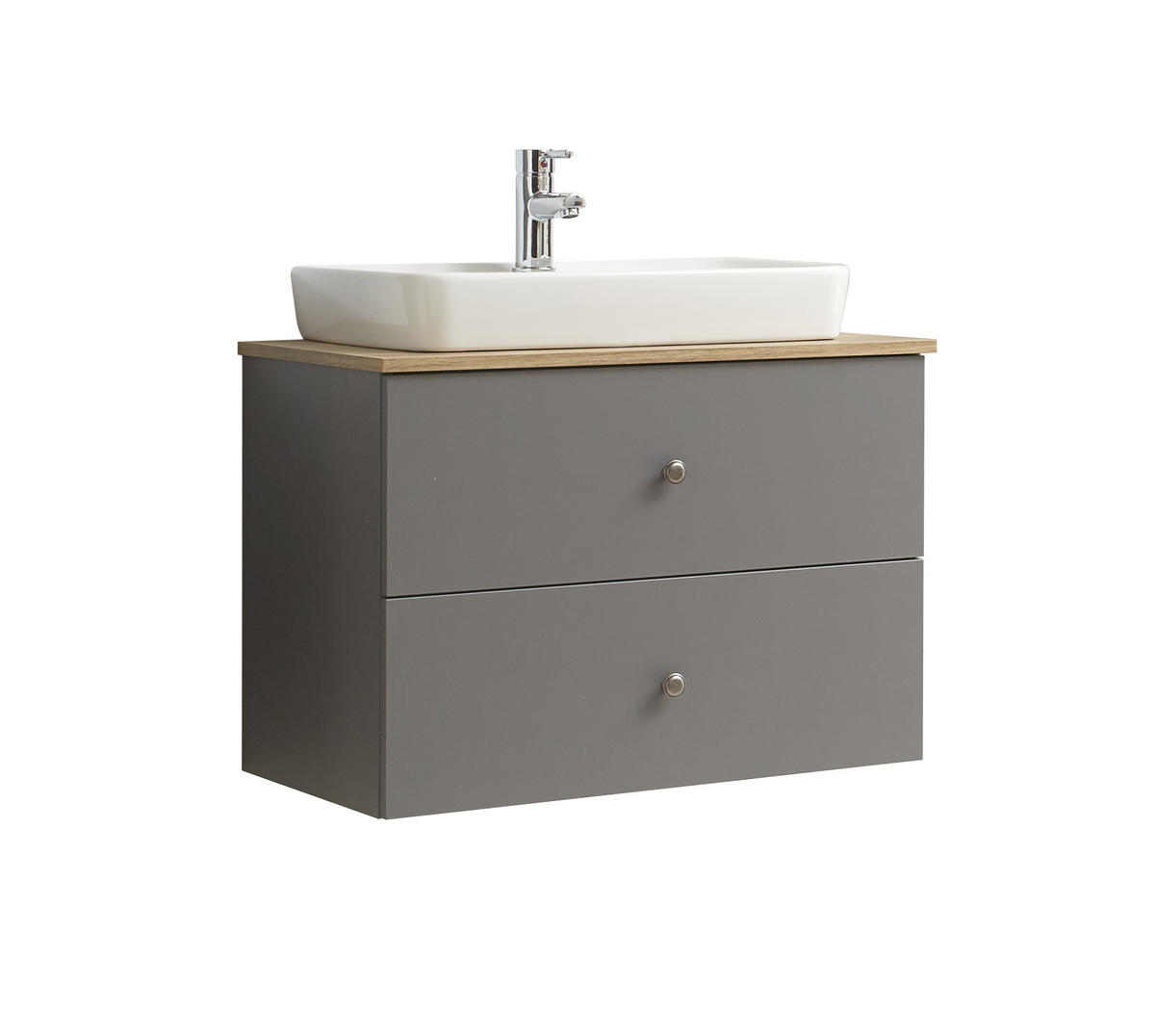 PODUMIVALNIŠKA OMARICA 71/51,3/44 cm  - siva, Trendi, leseni material (71/51,3/44cm) - Xora