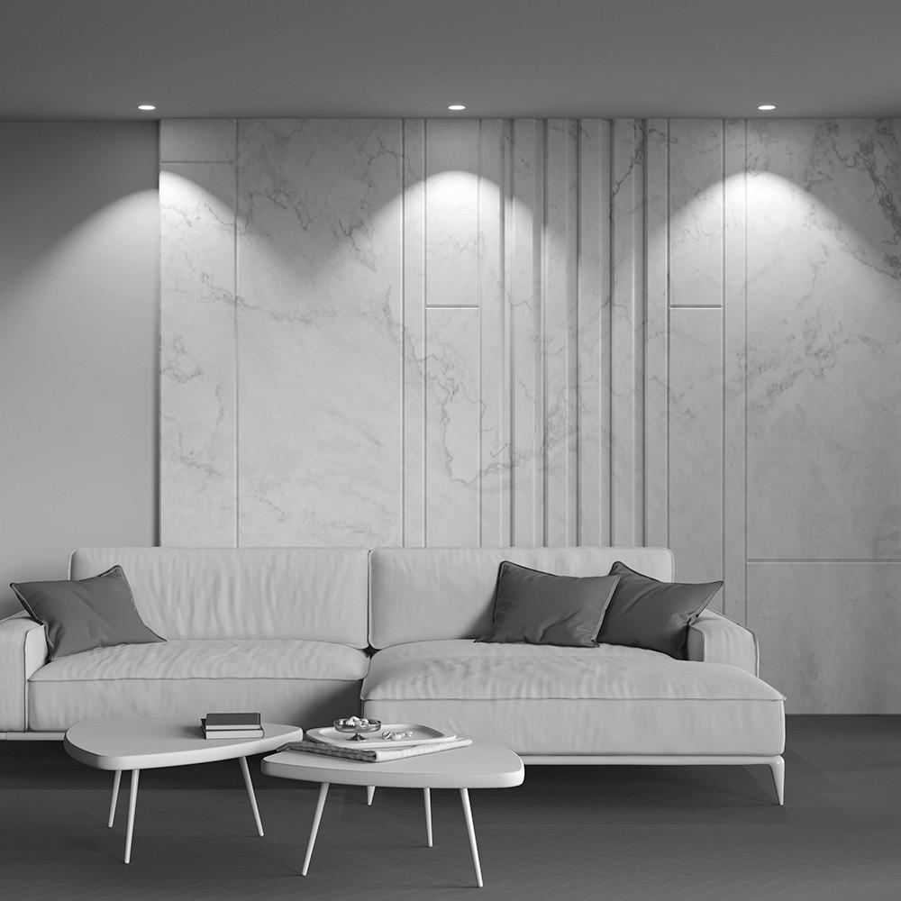 DECKENLEUCHTE  8,5/6,3 cm    - Weiß, Design, Metall (8,5/6,3cm) - MAYTONI