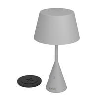AKKU-TISCHLEUCHTE Move Lights 16,0/29,5 cm   - Hellgrau/Weiß, Design, Kunststoff/Metall (16,0/29,5cm) - Joop!