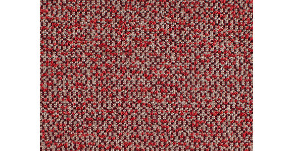 SITZBANK 210/87/67 cm in Rot, Hellrot, Beige - Hellrot/Beige, Design, Leder/Holz (210/87/67cm) - Ambiente