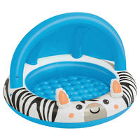 PLANSCHBECKEN 97/66 cm  - Blau/Weiss, Basics, Kunststoff (97/66cm) - Bestway