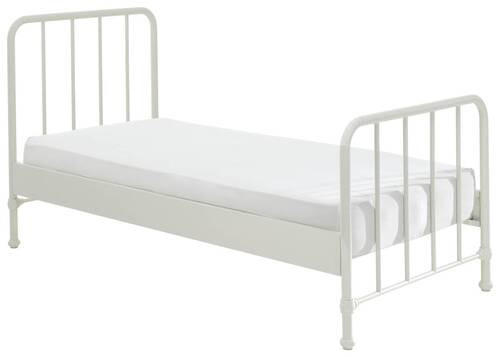 KINDER-/JUNIORBETT 90/200 cm  in Weiß  - Weiß, MODERN, Holz/Metall (90/200cm) - MID.YOU