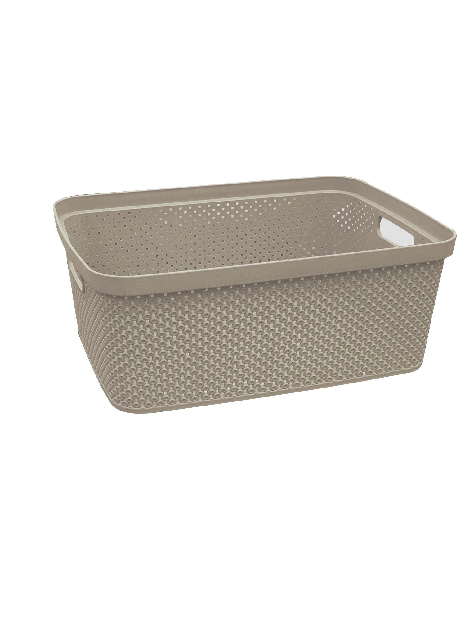 TÁROLÓDOBOZ 27,5/38,5/15 cm  - barna, Basics, műanyag (27,5/38,5/15cm) - Homeware