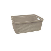 ÚLOŽNÝ BOX, plast - hnědá, Basics, plast (27,5/38,5/15cm) - Homeware