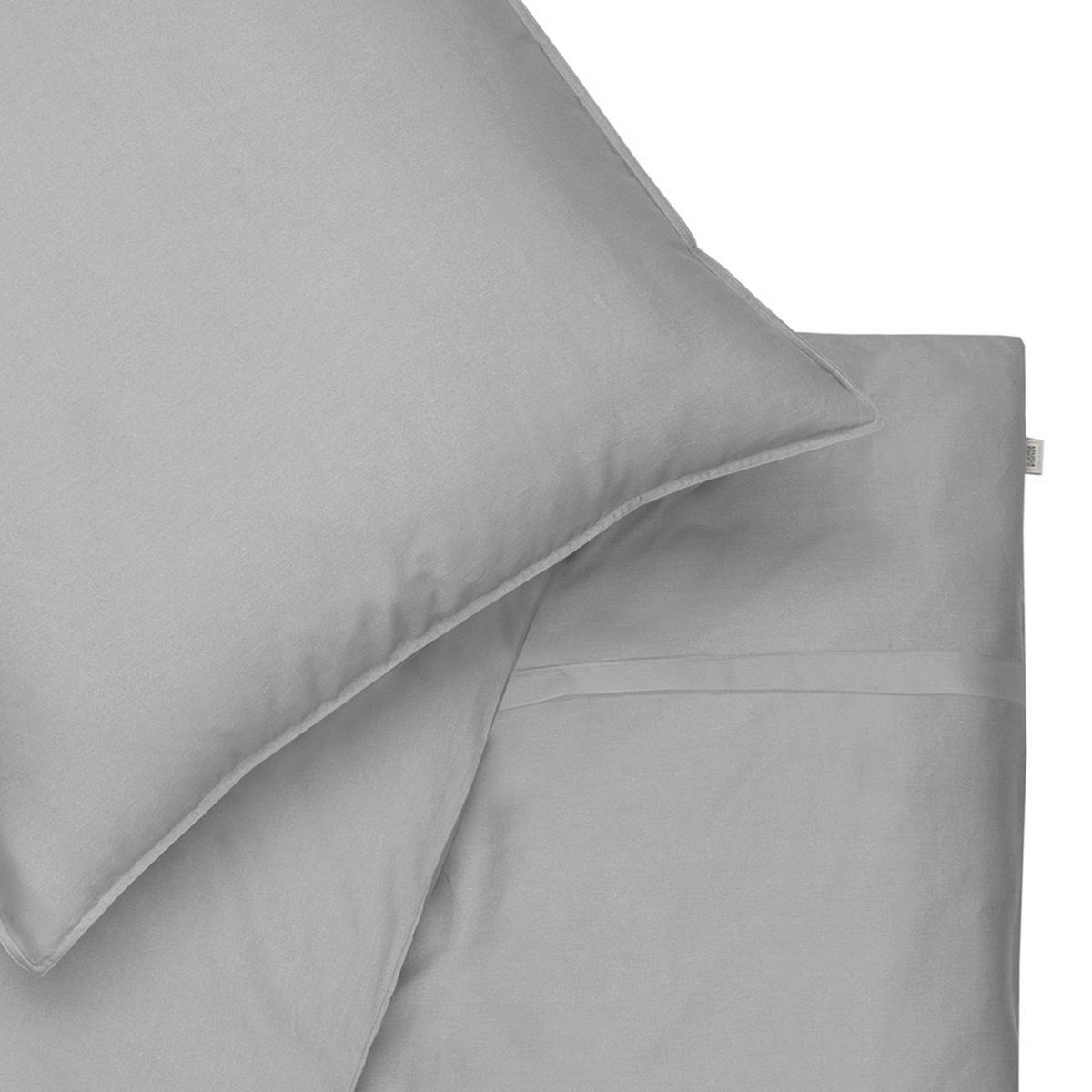 WENDEBETTWÄSCHE SW-PURE 200/200 cm  - Grau, Basics, Textil (200/200cm) - Schöner Wohnen