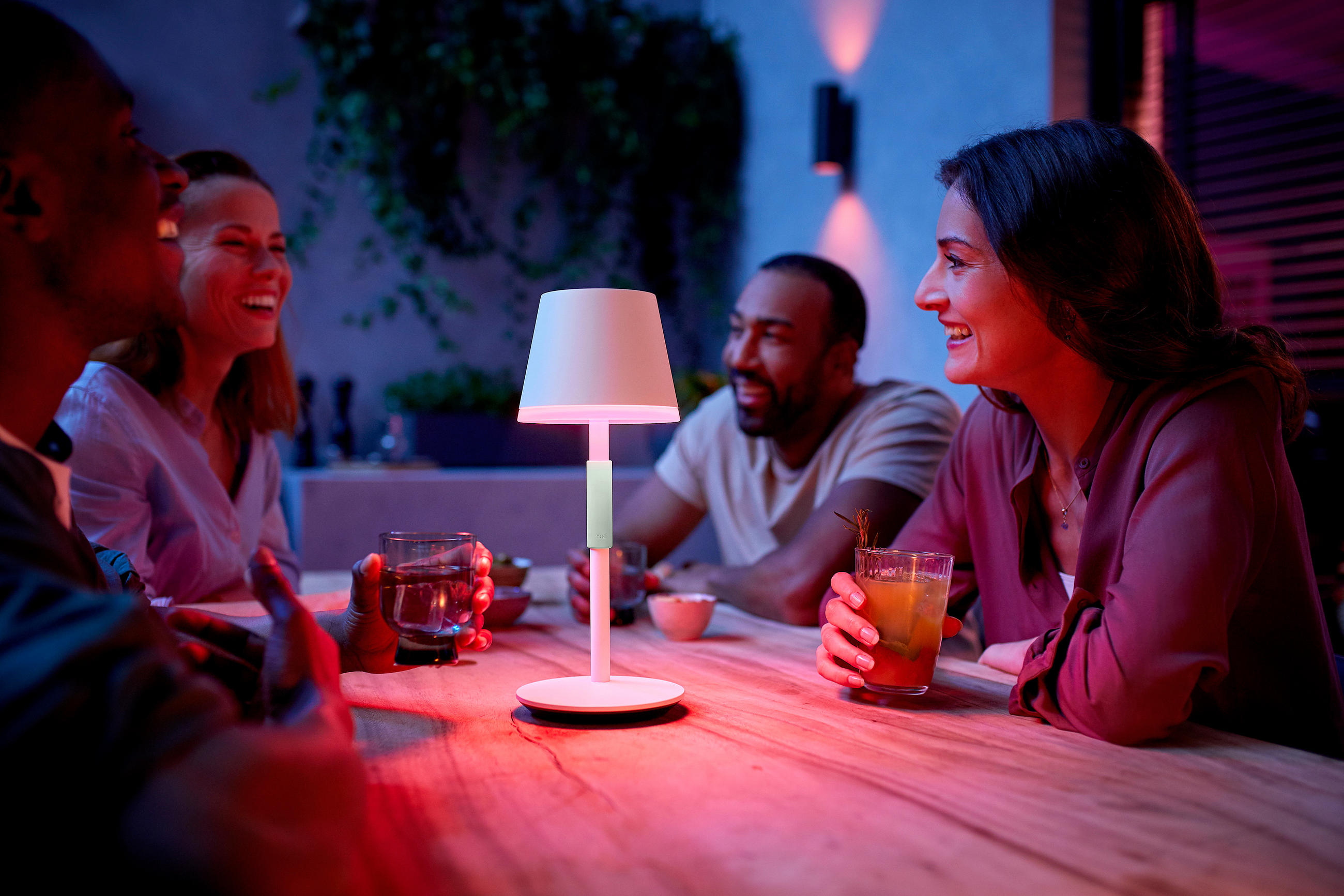 AKKU-TISCHLEUCHTE Hue 14,2/35 cm   - Weiß, Design, Metall (14,2/35cm) - Philips HUE