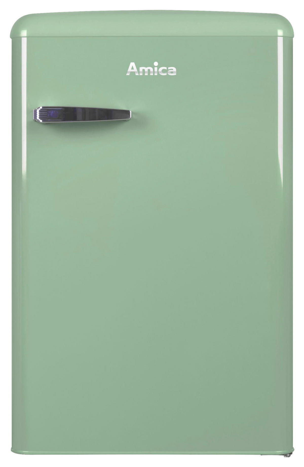 KÜHLSCHRANK 55/86/61,5 cm VKS15623-1M  - Mintgrün, Basics, Glas/Metall (55/86/61,5cm) - Amica
