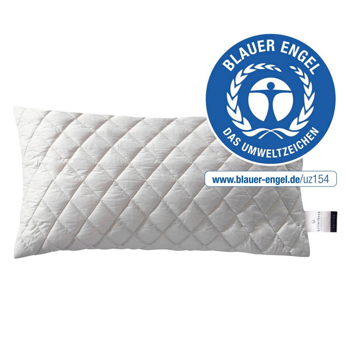 KOPFKISSEN 40/80 cm Lasse Wolle (Schafschurwolle)  - Weiß, Basics, Textil (40/80cm) - Billerbeck
