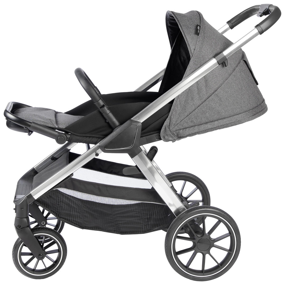 DEČJA KOLICA - SET  Nizza  - siva/srebrna, Trendi, tekstil/metal - My Baby Lou