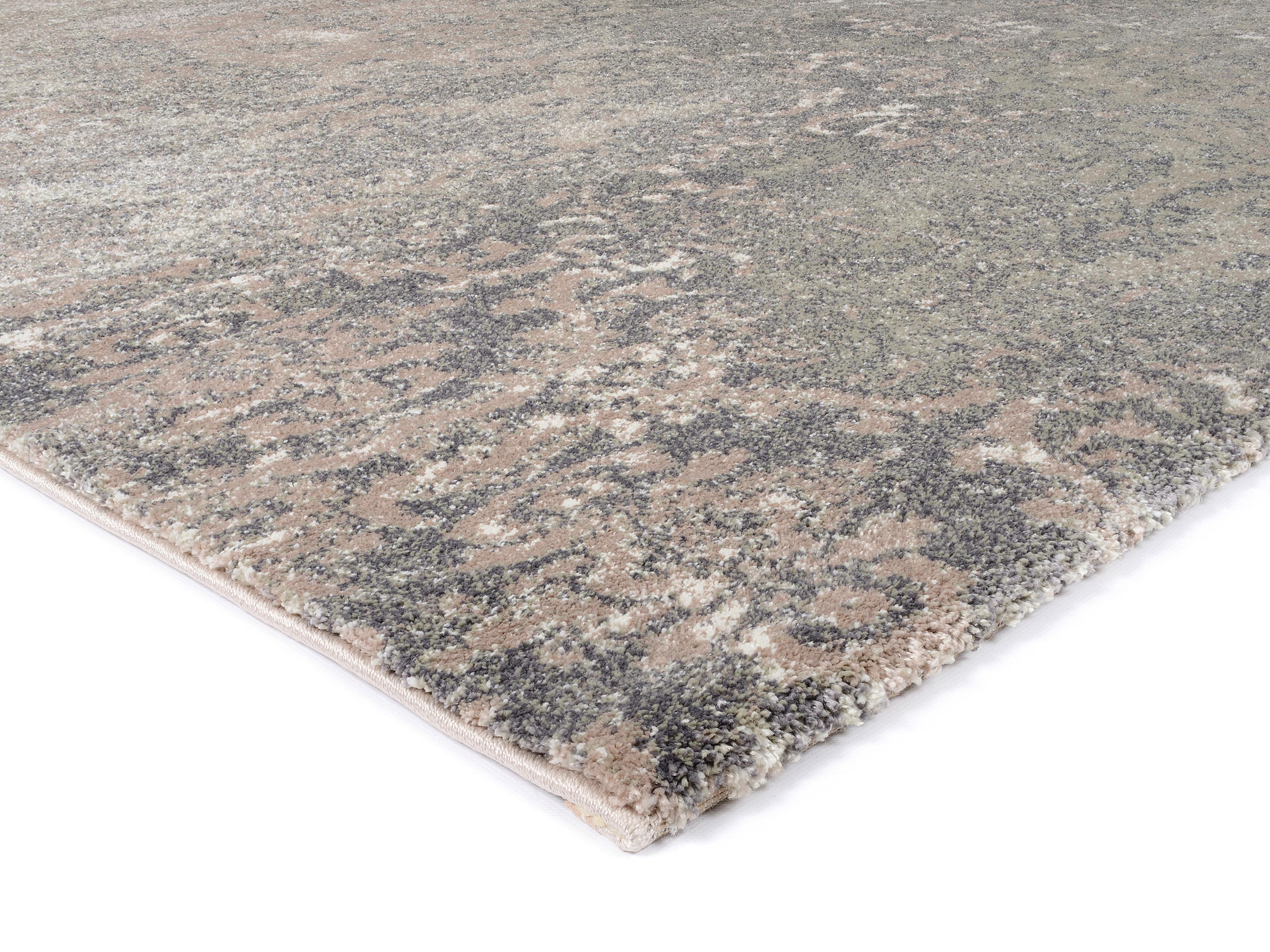 Thumbnail - Novel Vintage-Teppich Palermo, Braun, Grün, Textil, Abstraktes, rechteckig, 120x170 cm, in verschiedenen Größen erhältli...