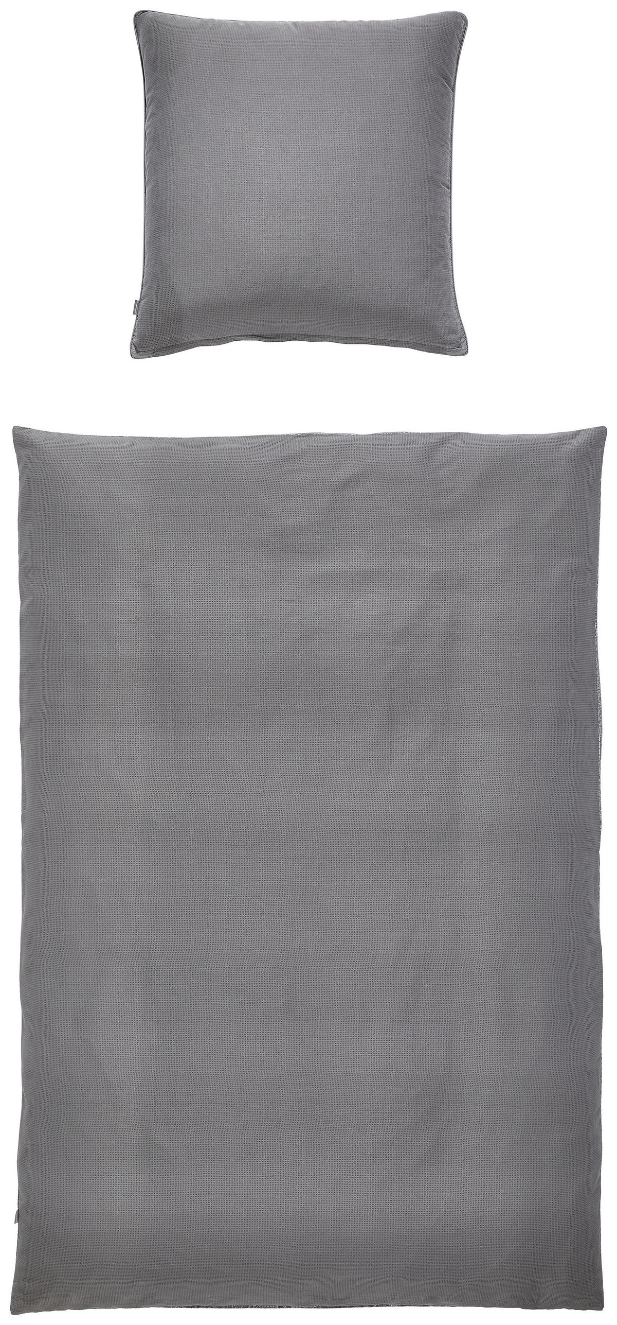 BETTWÄSCHE 2-teilig 135/200 cm  - Anthrazit, Basics, Textil (135/200cm) - Musterring