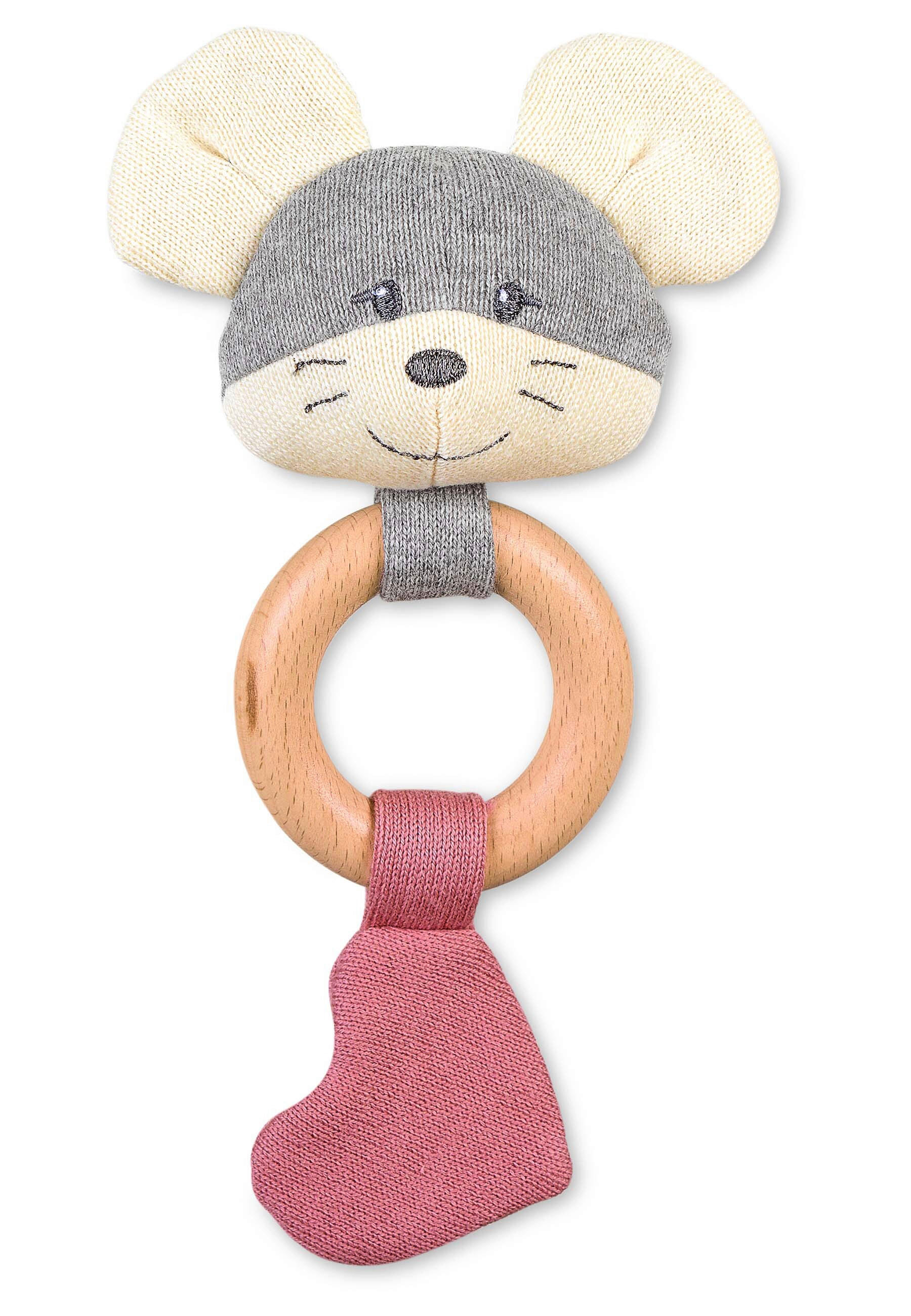 GREIFLING MABEL  - Rosa, Basics, Holz/Textil (22/8/5,5cm) - Sterntaler