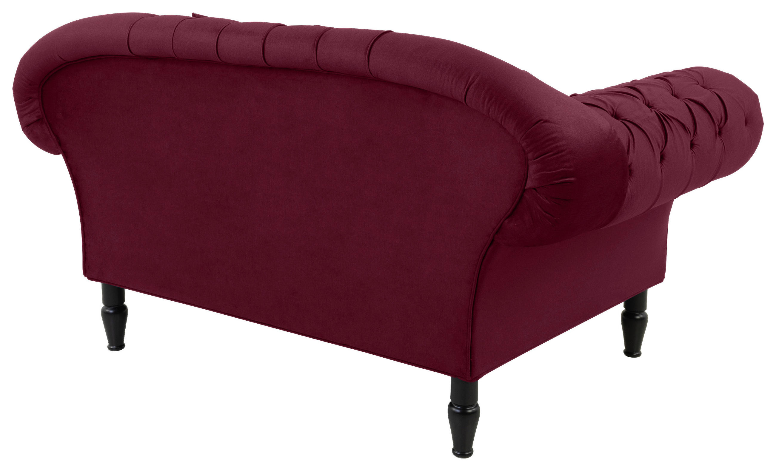 XXL FOTEL - fekete/piros, Design, textil/fa (180/94/103cm) - MID.YOU