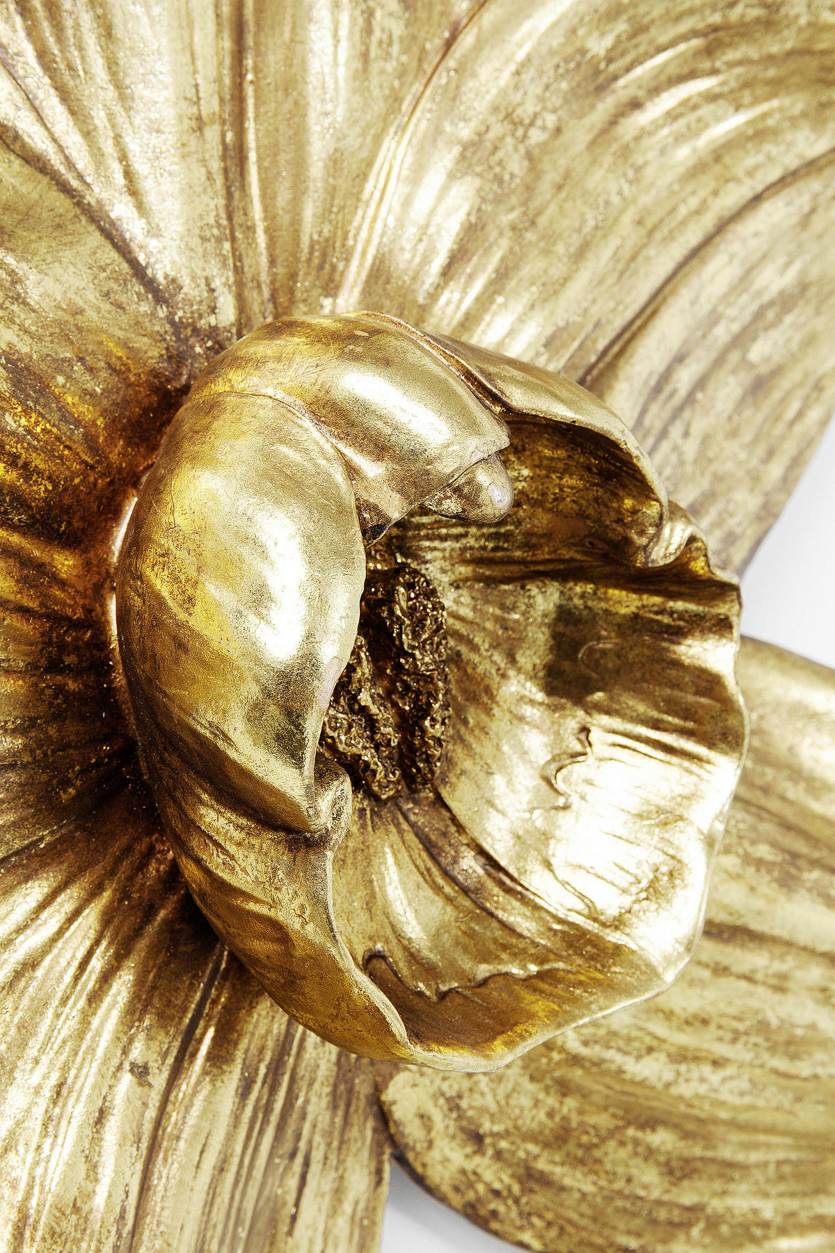 WANDDEKO Kunststoff  - Goldfarben, Design, Kunststoff (40,1/44,3/12cm) - Kare-Design