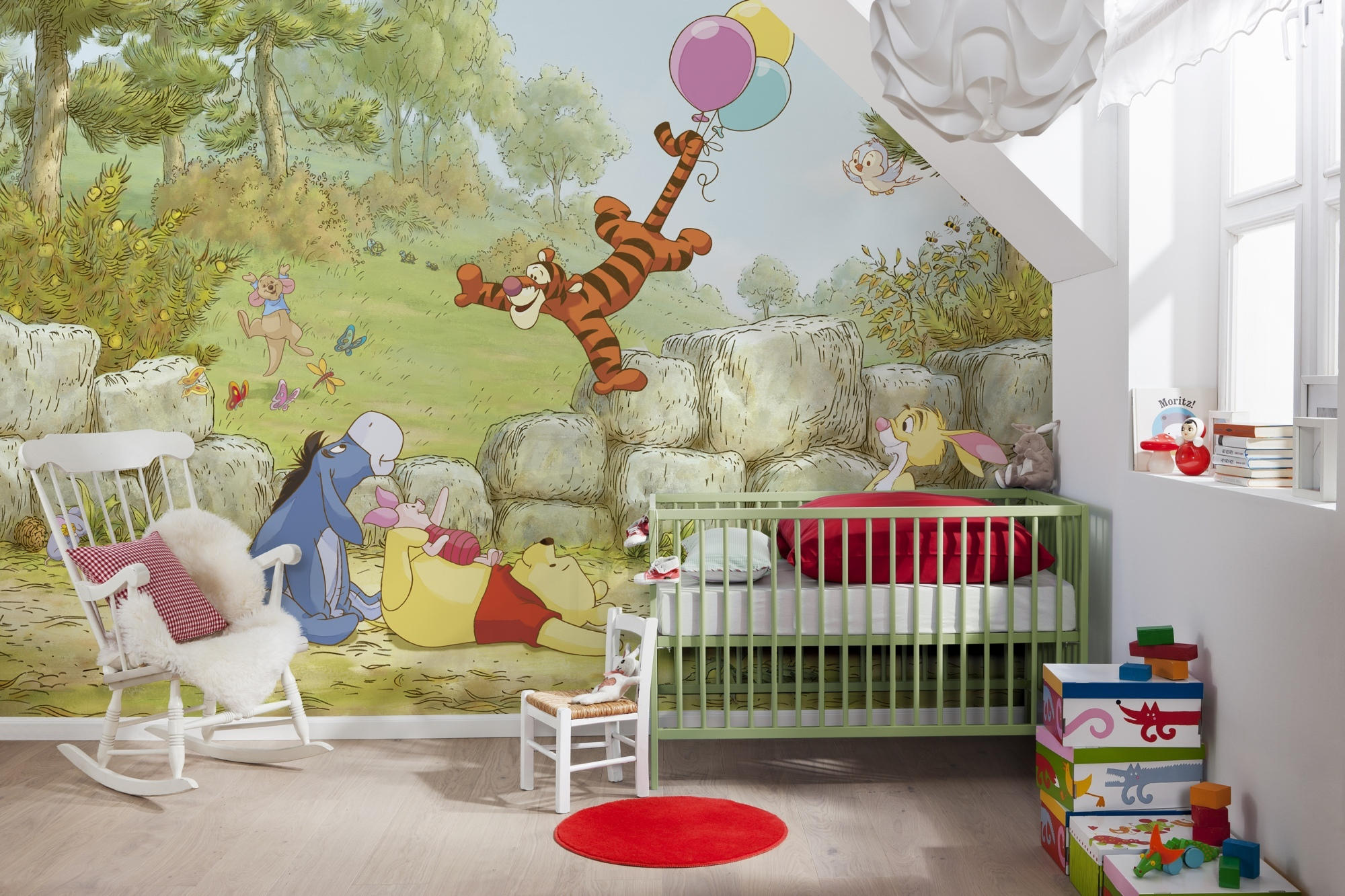 FOTOTAPETE Winnie Pooh  - Multicolor, LIFESTYLE, Papier (368/254cm) - Komar