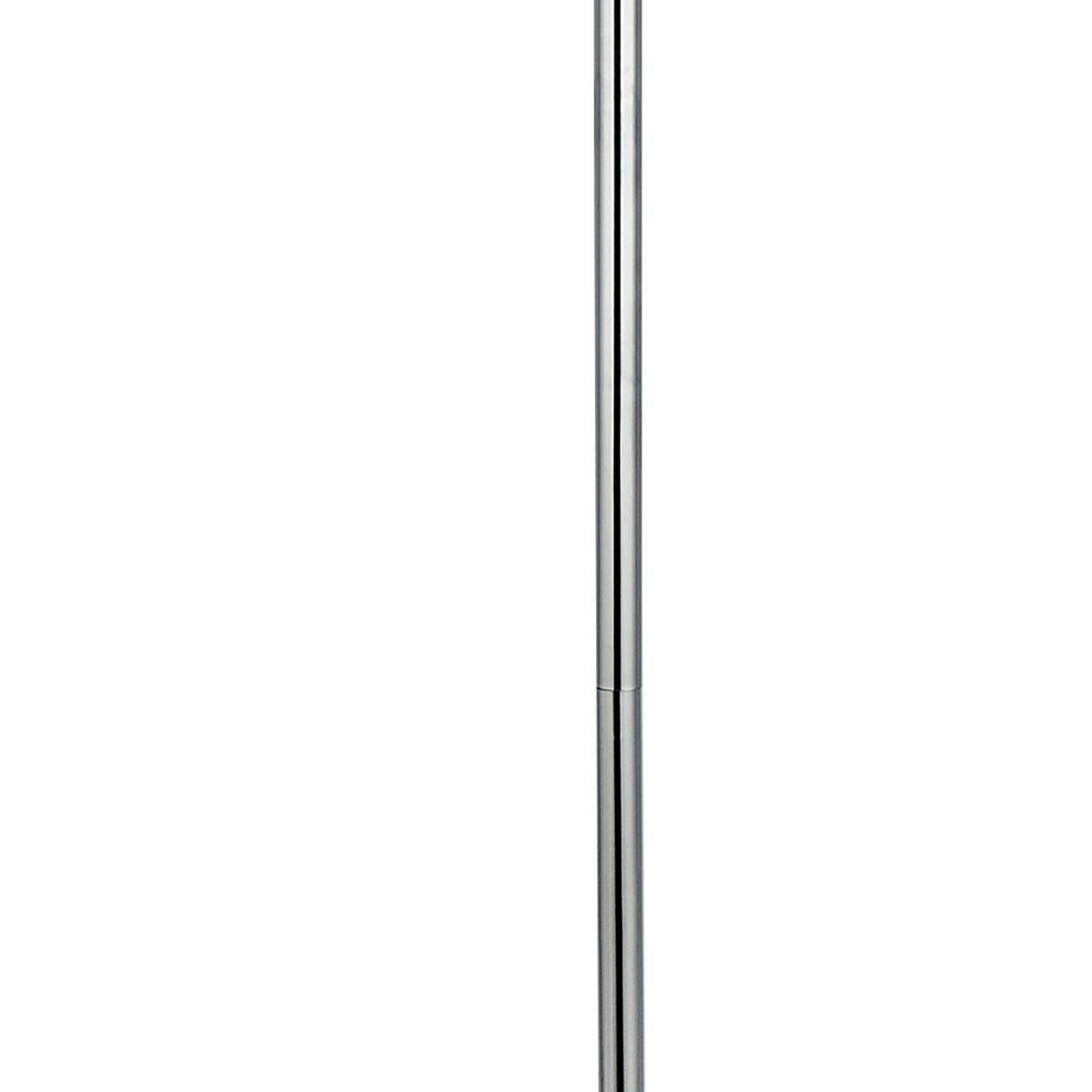 LED SVJETILJKA PODNA Snowball  - bijela/boje kroma, Basics, staklo/metal (25/151cm)