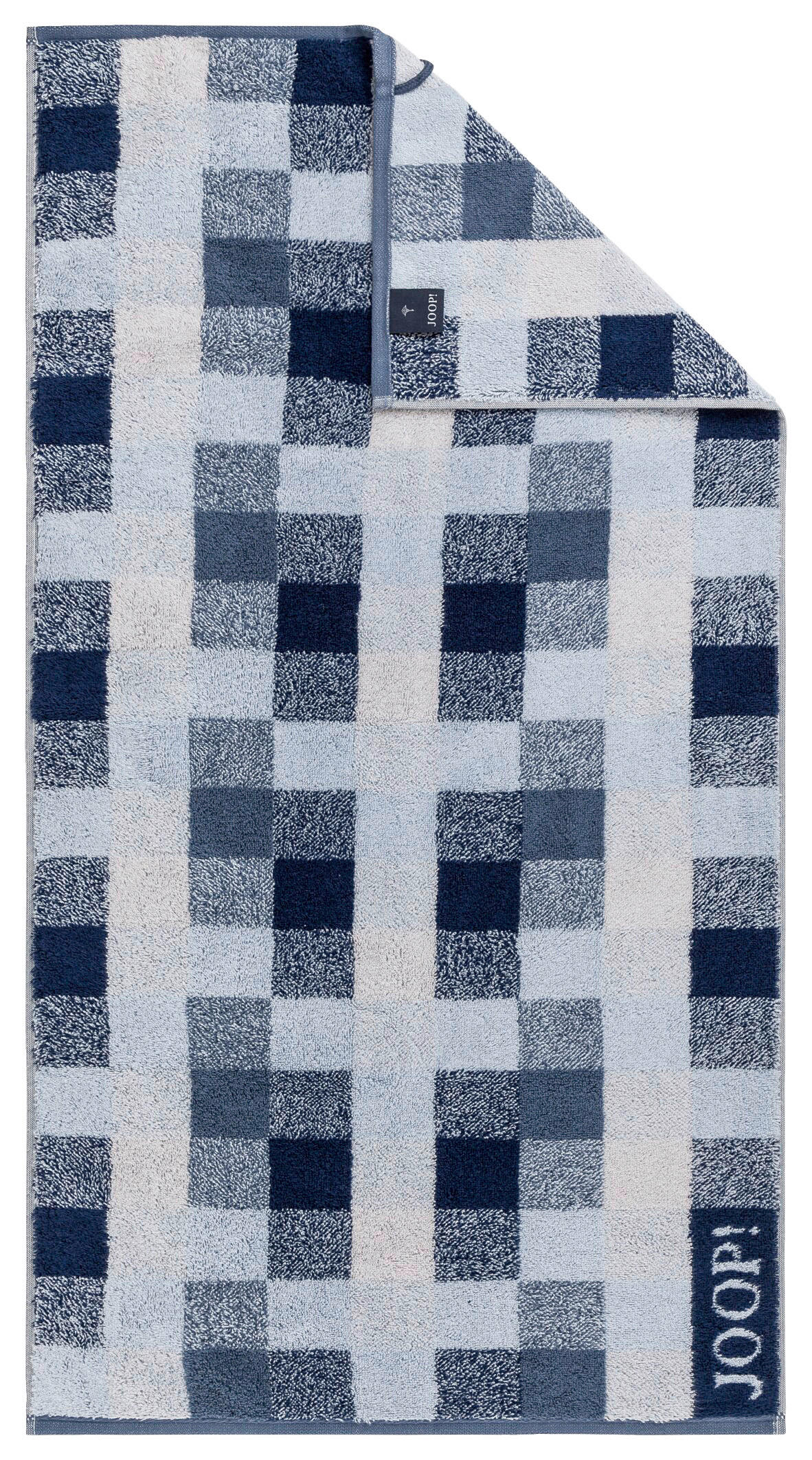 HANDTUCH 50/100 cm VIBE KARO Blau  - Blau, Basics, Textil (50/100cm) - Joop!