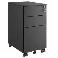 ROLLCONTAINER Schwarz  - Schwarz, Basics, Metall (30/60/45cm) - Boxxx