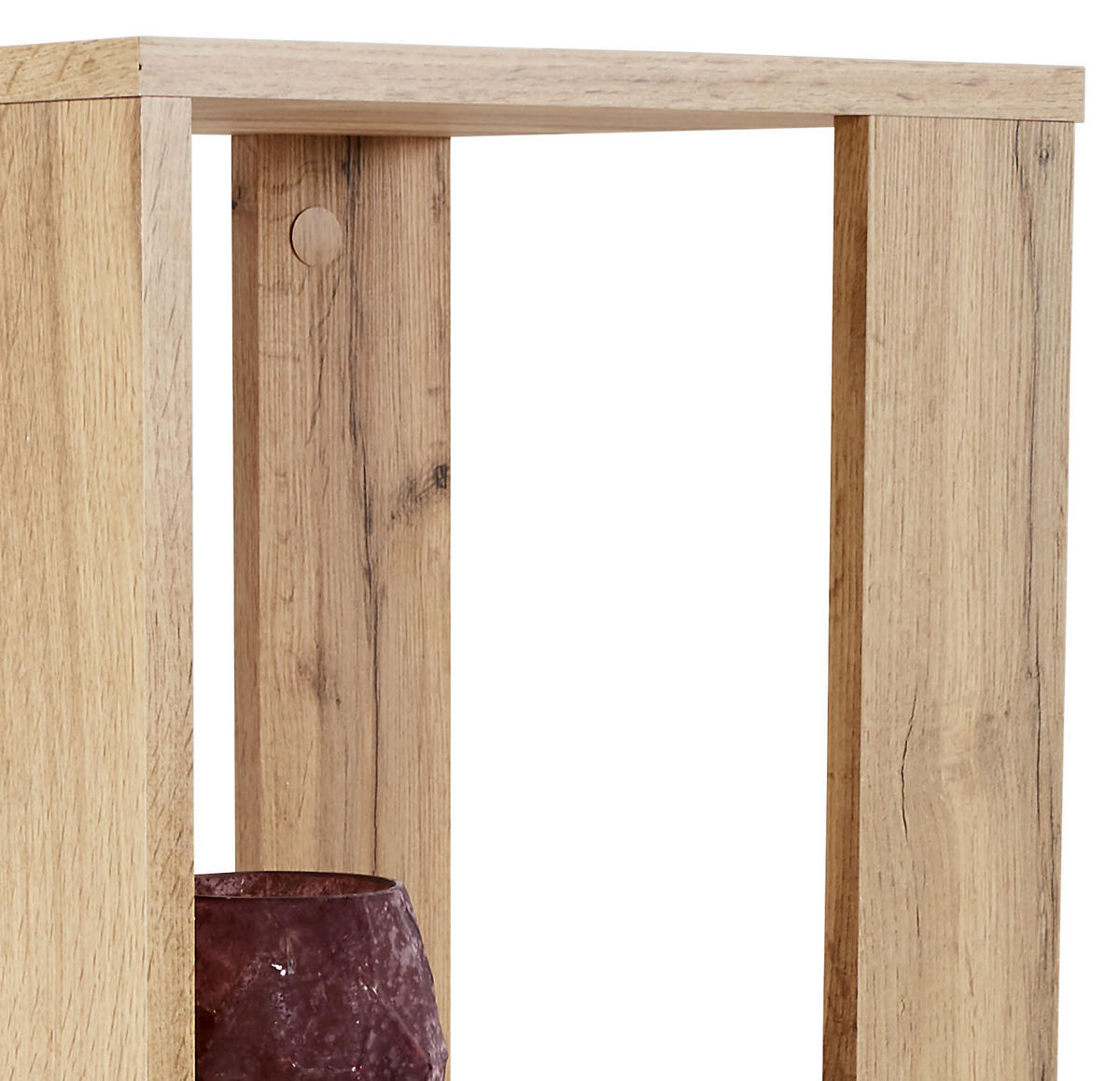 REGAL 34/111/34 cm barve hrasta  - barve hrasta, Moderno, umetna masa/leseni material (34/111/34cm) - Carryhome